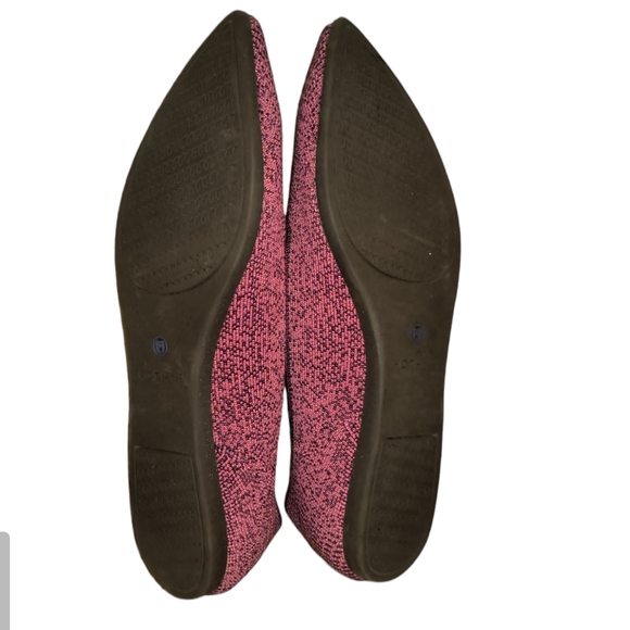 Rothy’s Limited Edition Rare Fig Python Print Point Flats Slip On Purple Size 8W - Picture 8 of 11